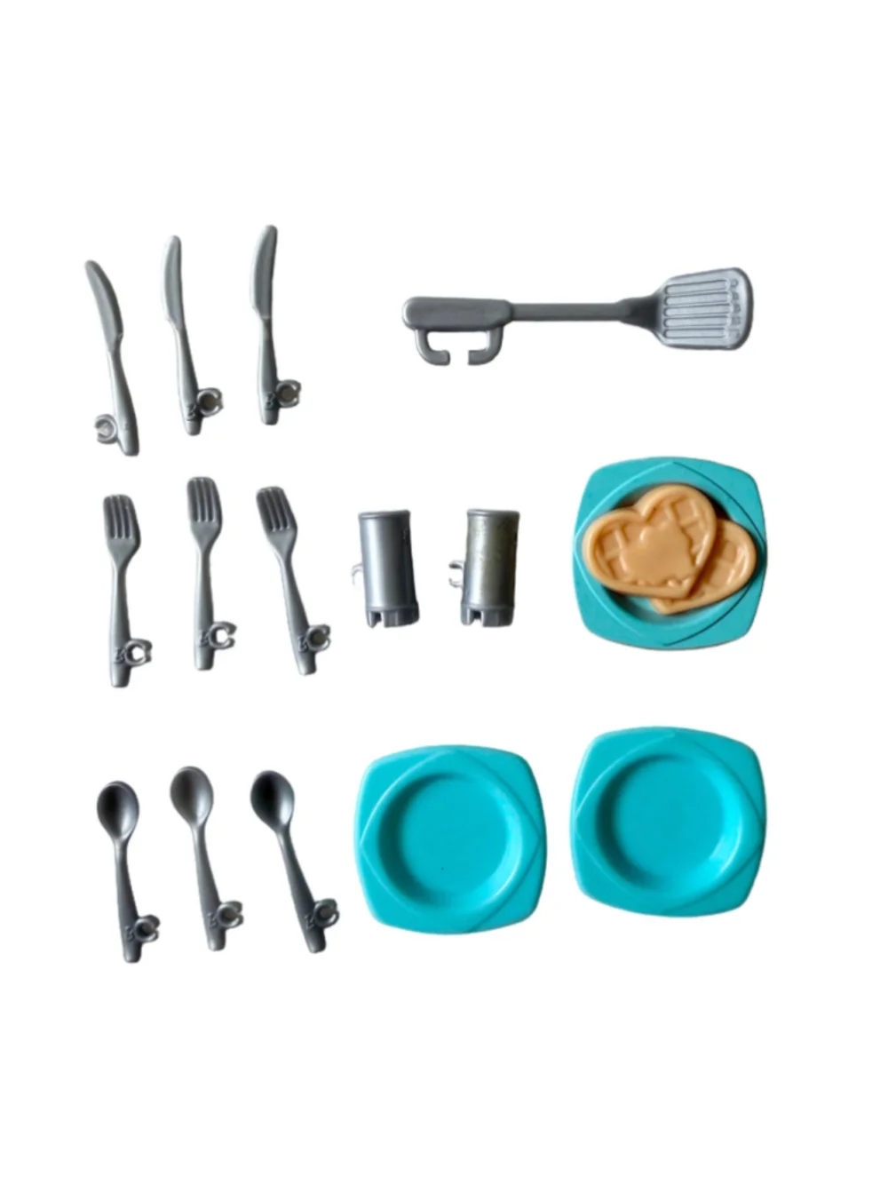 Lot Of Barbie Dream House Replacement Accessories utensils plates cups